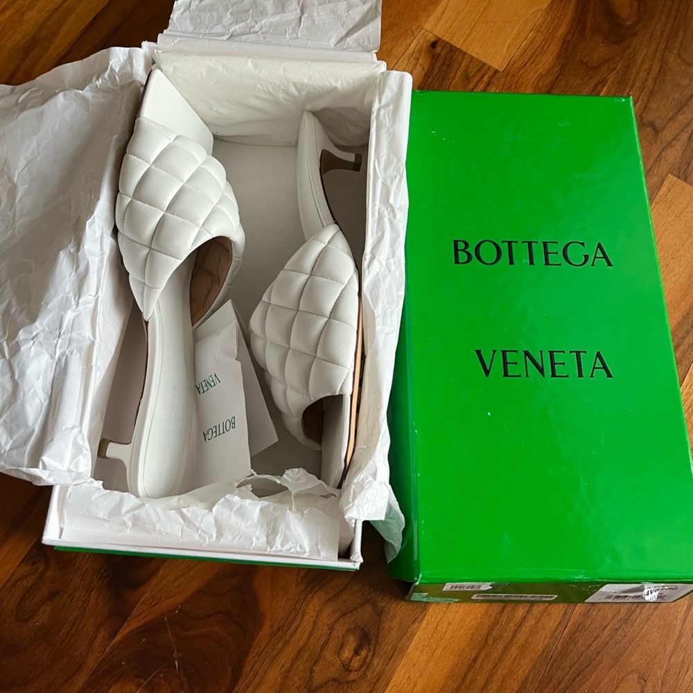 Bottega Veneta Padded Slide Sandals, NEW - Picture 6 of 14